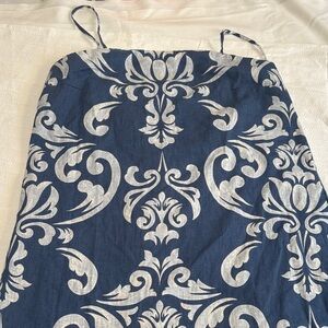 Abercrombie and fitch Blue and White Patterned romper dress XL Tall